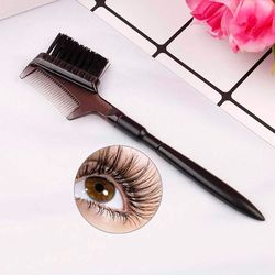 professional make up tool ,1pc double ended eyebrow comb brush ,eyelash applicator ,beauty makeup brushes