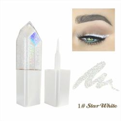 liquid glitter eyeliner cosmetics ,5 colors eye shadow pearlescent diamond eye ,smooth shiny eye liners