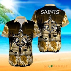saints hawaiian shirt new orleans saints custom hawaiian shirts