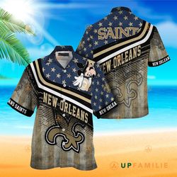 saints hawaiian shirt new orleans saints nfl best hawaiian shirts