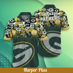 packers hawaiian shirts nfl football team aloha shirt