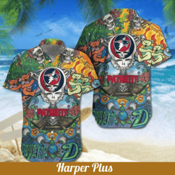 patriots hawaiian shirt grateful dead nfl gift for fan