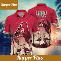 arizona diamondbacks mlb hawaiian shirt beach daystime aloha shirt