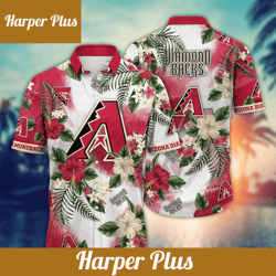 arizona diamondbacks mlb hawaiian shirt solsticetime aloha shirt