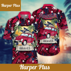 atlanta braves mlb hawaiian shirt warmthtime aloha shirt