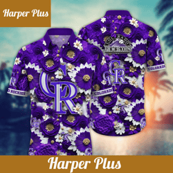 colorado rockies mlb hawaiian shirt trending for this summer customize shirt any team