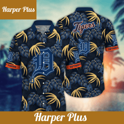detroit tigers mlb hawaiian shirt evening strolls aloha shirt
