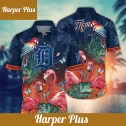 detroit tigers mlb hawaiian shirt pool days aloha shirt