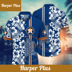 houston astros mlb hawaiian shirt tan linestime aloha shirt
