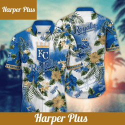 kansas city royals mlb hawaiian shirt summer campstime aloha shirt