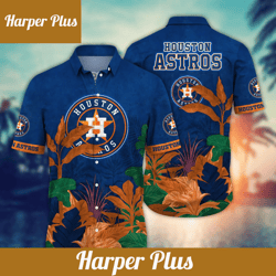 houston astros mlb hawaiian shirt july aloha shirt