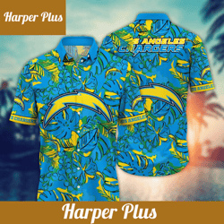 los angeles chargers nfl hawaiian shirt coconut water aloha shirt