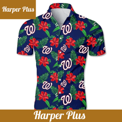 mlb washington nationals hawaiian shirt  aloha shirt