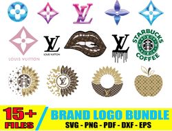 louis vuitton bundle svg, fashion logo svg, brand logo svg