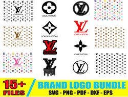 louis vuitton bundle svg, lv logo svg, brand logo svg