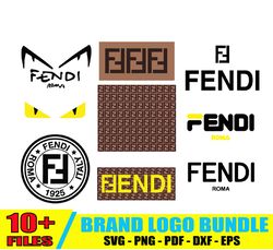 fendi logo bundle svg, fendi logo svg, brand logo svg