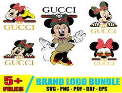 minnie gucci svg, gucci logo svg, brand logo svg