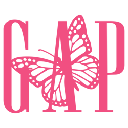 gap butterfly logo svg, gap logo svg, brand tumbler wrap