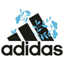 adidas flower logo svg, flower logo svg, brand logo tumbler