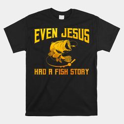 jesus fish fisherman fisher fishing shirt