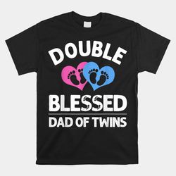 new dad of twins shirt father announcement shirt