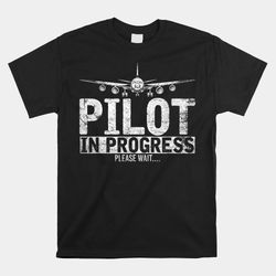 funny copilot shirt flight pilot in progress future pilot shirt