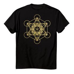 metatrons cube sacred geometry metratron tee giftshirt