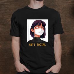 Antisocial Aesthetic Vaporwave Anime Japanese Goth Shirt
