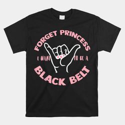 jiu jitsu i want to be a black belt girls bjj shirt