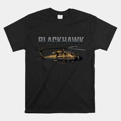 blackhawk military helicopter shirt