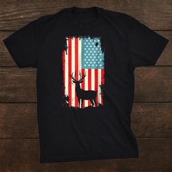 american deer hunter patriotic shirt