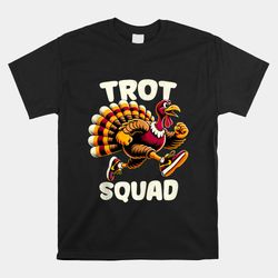 turkey trot squad runner s commemorative thanksgiving shirt