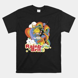 rainbow brite wisp sliding down rainbows portrait shirt