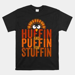 thanksgiving run turkey trot huffin and puffin chicken fall shirt