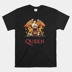 queen rock music band logo by rock off shirt