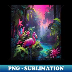 flamingo - premium png sublimation file - boost your success with this inspirational png download