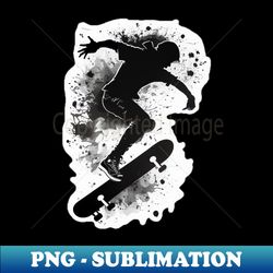skateboarding - high-quality png sublimation download - enhance your apparel with stunning detail