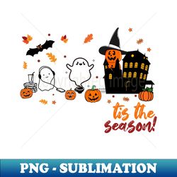 tis the season autumn fall - png transparent digital download file for sublimation - create with confidence