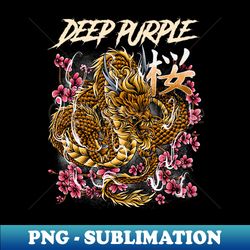 deep purple band merchandise - retro png sublimation digital download - stunning sublimation graphics