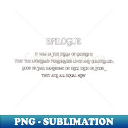 barry lyndon  epilogue - high-resolution png sublimation file - vibrant and eye-catching typography