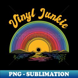 vinyl record vinyl junkie records collector lp - creative sublimation png download - stunning sublimation graphics