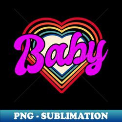 i love baby - signature sublimation png file - unleash your creativity