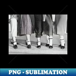 bobby socks 1953 vintage photo - vintage sublimation png download - bold & eye-catching