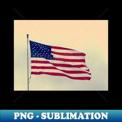 american flag - modern sublimation png file - add a festive touch to every day