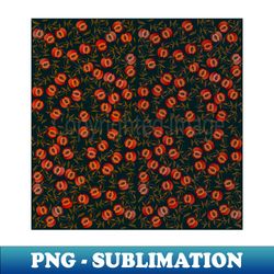 autumn seamless pattern with peaches and leaves - vintage sublimation png download - spice up your sublimation projects