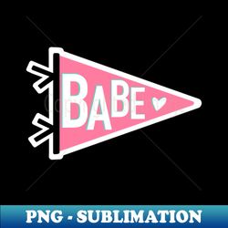 pennant babe - special edition sublimation png file - unlock vibrant sublimation designs