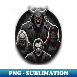 classic horror movie icons - png transparent digital download file for sublimation - unleash your creativity