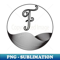 initial name f - digital sublimation download file - defying the norms