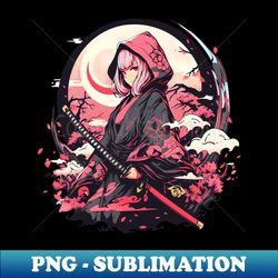 anime samurai girl 3 - artistic sublimation digital file - unlock vibrant sublimation designs