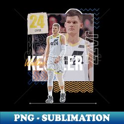 walker kessler paper poster version 6 - retro png sublimation digital download - perfect for personalization